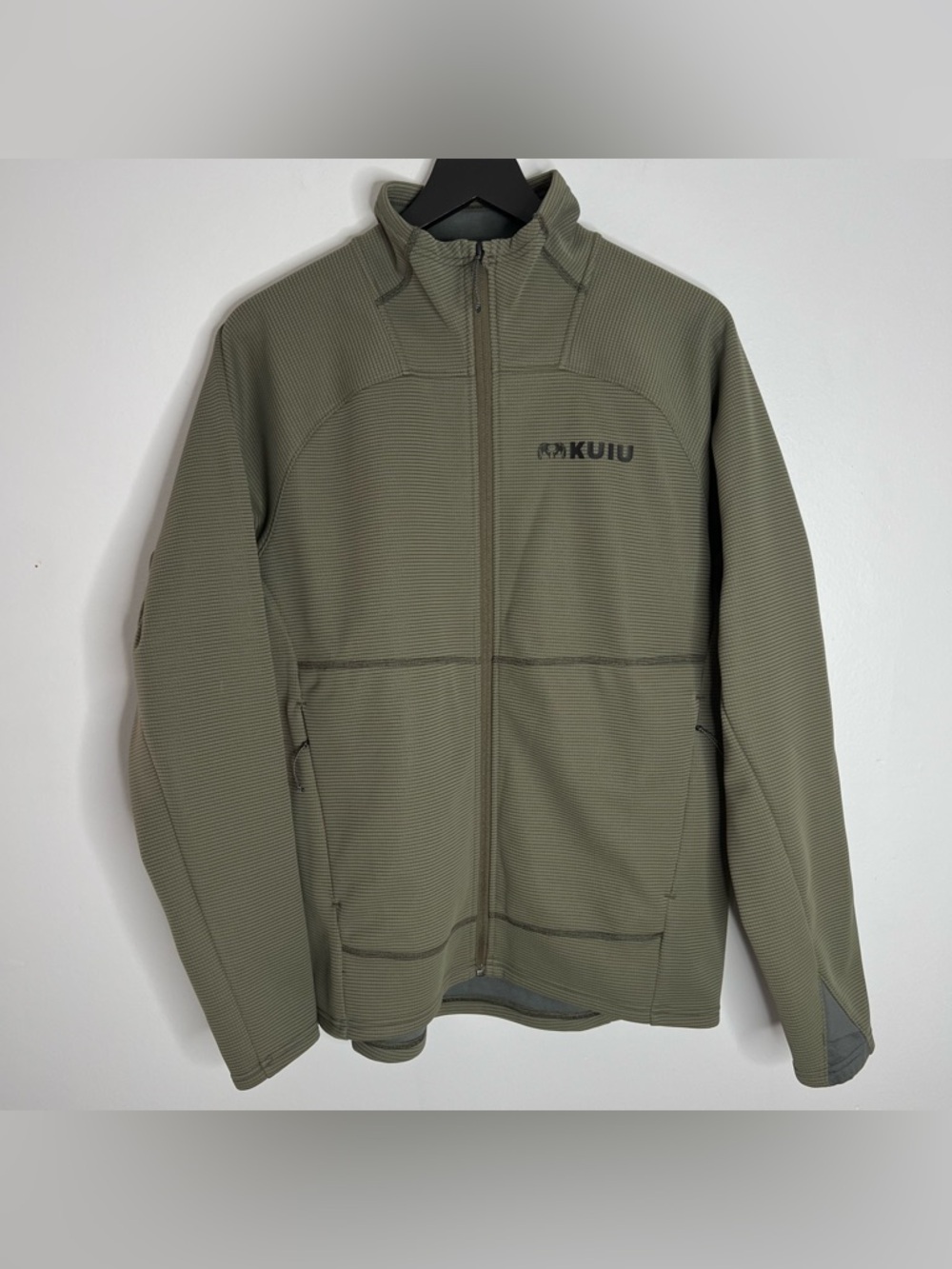 KUIU Peloton 240 Full Zip Fleece Jacket Mens Medium Green Hunting NWOT